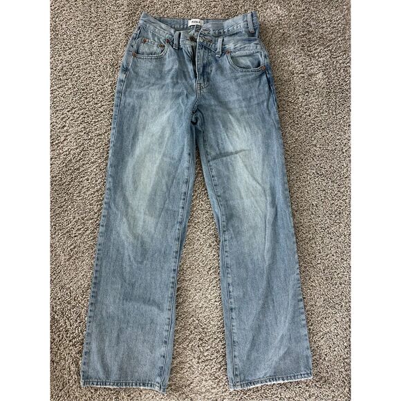 PISTOLA Bobbie High Rise Wide Leg Crossover Jeans Women’s 24 - Picture 1 of 8